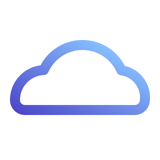 Cloud Generic Gradient icon