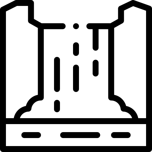 cascade Detailed Rounded Lineal Icône