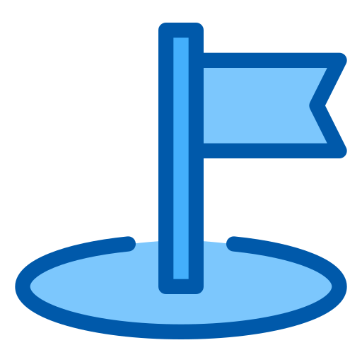 国旗 Generic Blue icon