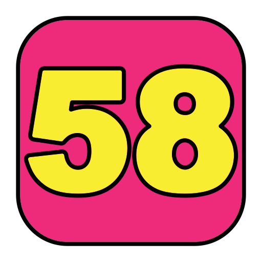 Fifty eight Generic Outline Color icon