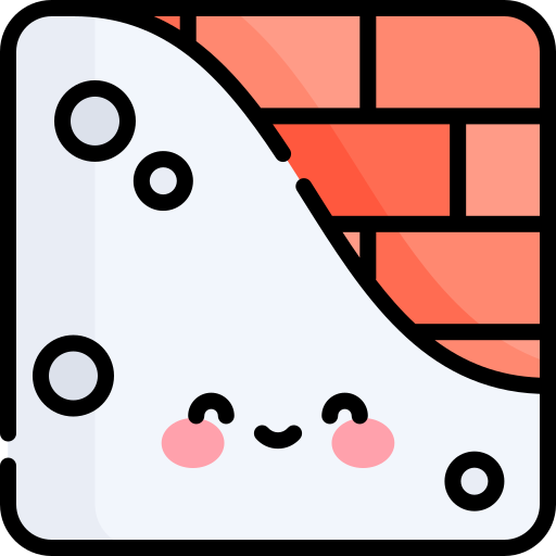 壁 Kawaii Lineal color icon