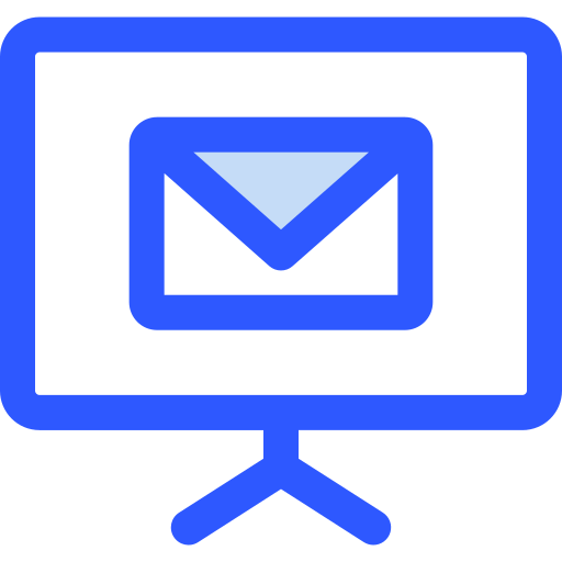 Mail Generic Blue icon