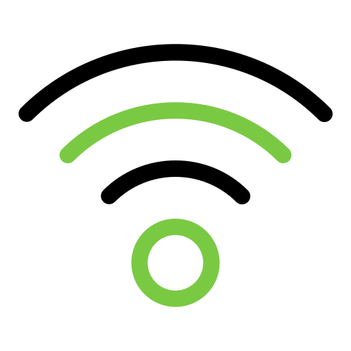 Wifi Generic Outline Color icon