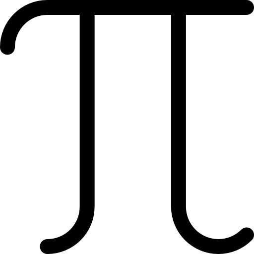 pi Basic Rounded Lineal Ícone