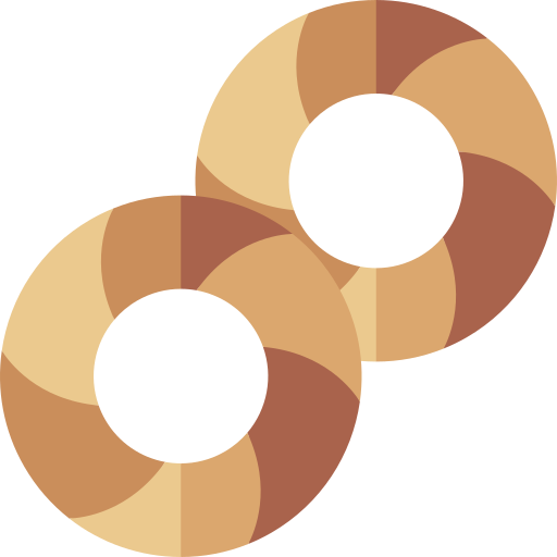 Bagel Basic Straight Flat icon