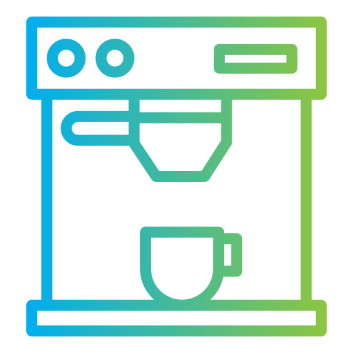 Coffee machine Generic Gradient icon