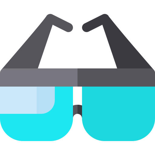 ar brille Basic Rounded Flat icon