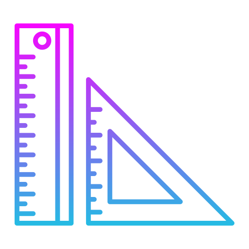 Ruler Generic Gradient icon