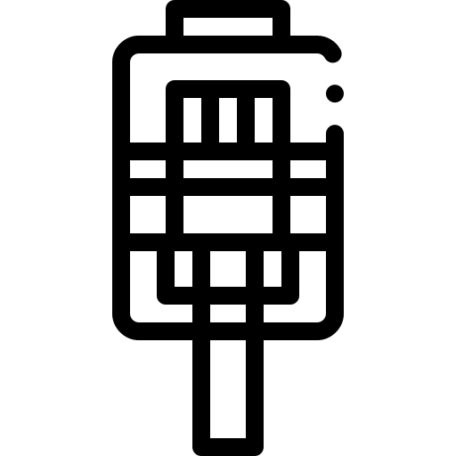 rj11 Detailed Rounded Lineal icona