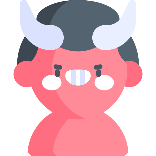 teufel Kawaii Flat icon