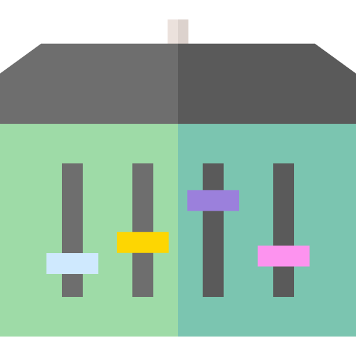 fader Basic Straight Flat icoon