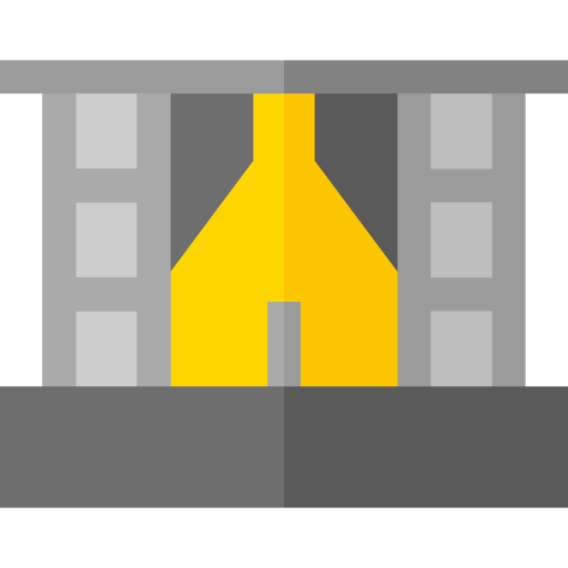 Stage Basic Straight Flat icon