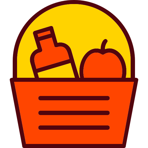 picknickkorb Generic Outline Color icon