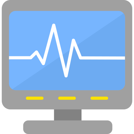 monitor ekg Generic Flat ikona