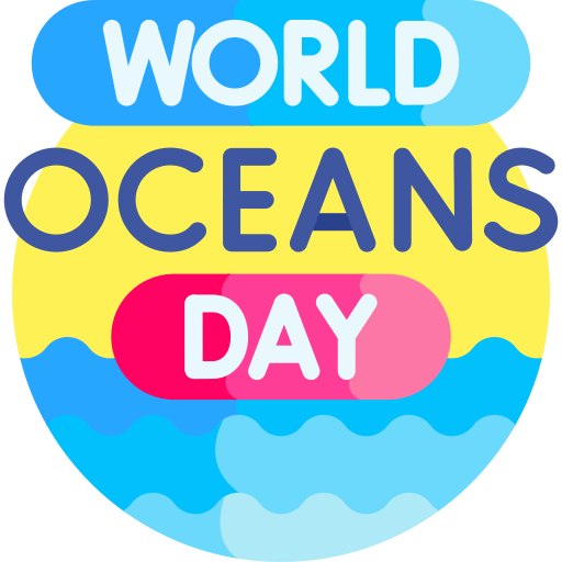 World oceans day Detailed Flat Circular Flat icon