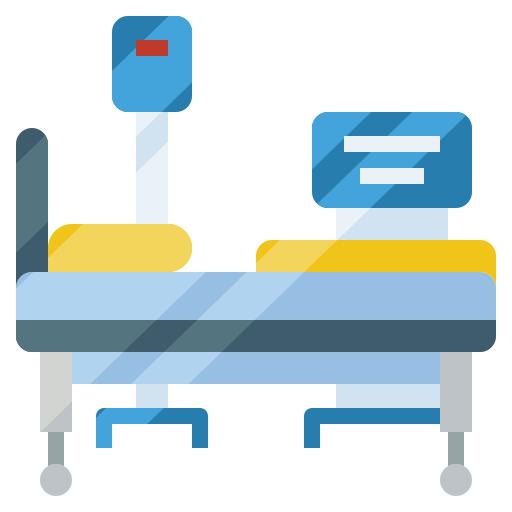 Hospital bed Surang Flat icon