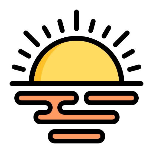 sonne Generic Outline Color icon