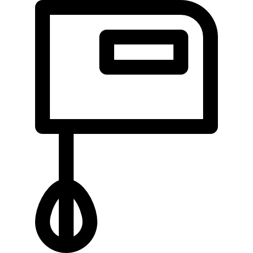 mikser Basic Rounded Lineal ikona