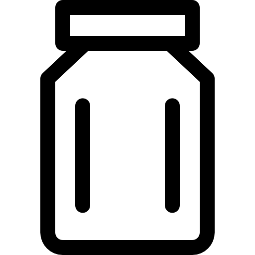 vaso Basic Rounded Lineal icona