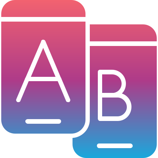 Ab testing Generic Flat Gradient icon