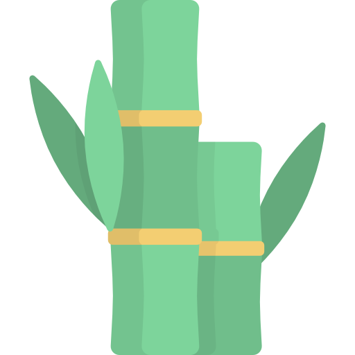 Bamboo Kawaii Flat icon