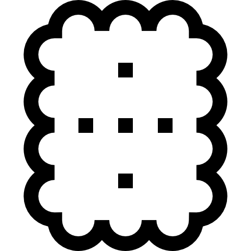 ciastko Basic Straight Lineal ikona