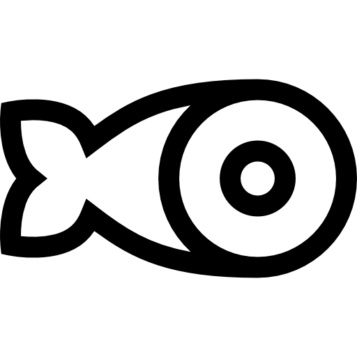 ryba Basic Straight Lineal ikona