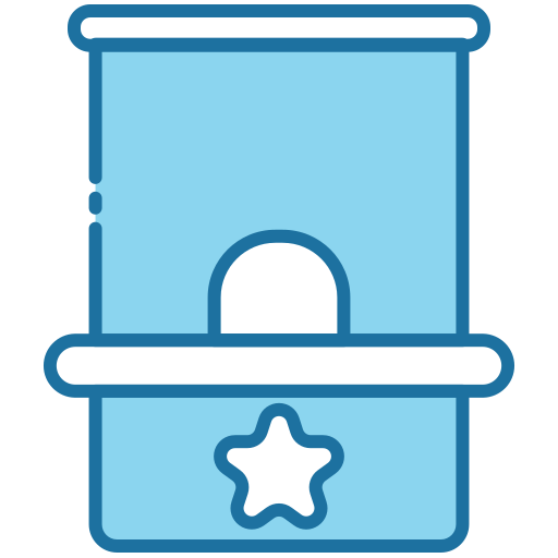 チケット売場 Generic Blue icon