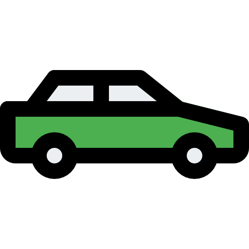 sedan Pixel Perfect Lineal Color Ícone