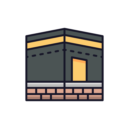 Kaaba Generic Outline Color icon