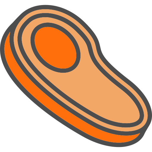 Meat Generic Outline Color icon