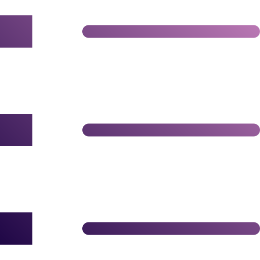 リスト Generic Flat Gradient icon