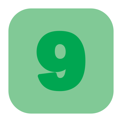 neun Generic Flat icon