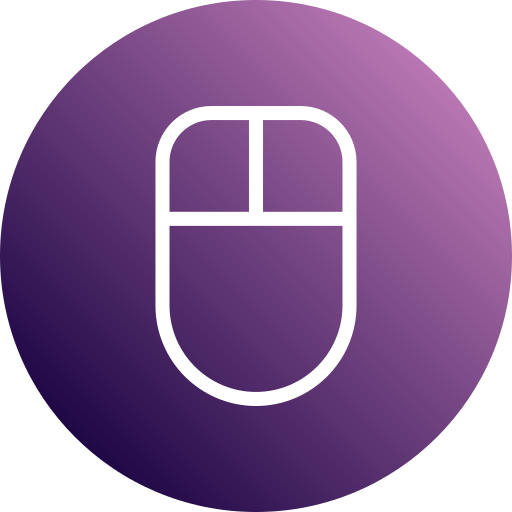 mausklicker Generic Flat Gradient icon