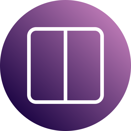 layout Generic Flat Gradient icon