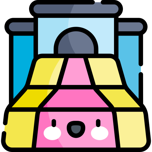 schieberegler Kawaii Lineal color icon