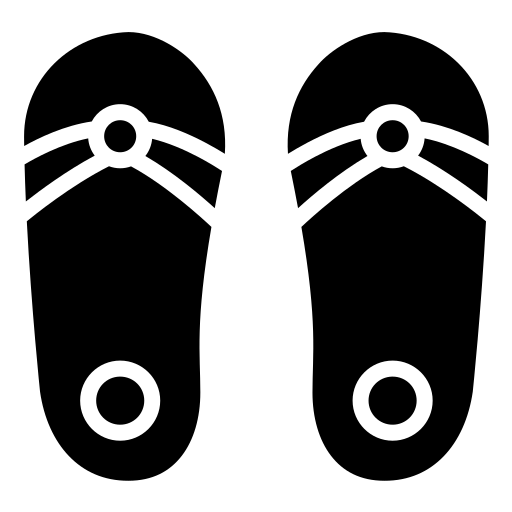 chinelos Generic Glyph Ícone