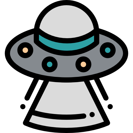 ufo Detailed Rounded Lineal color icon