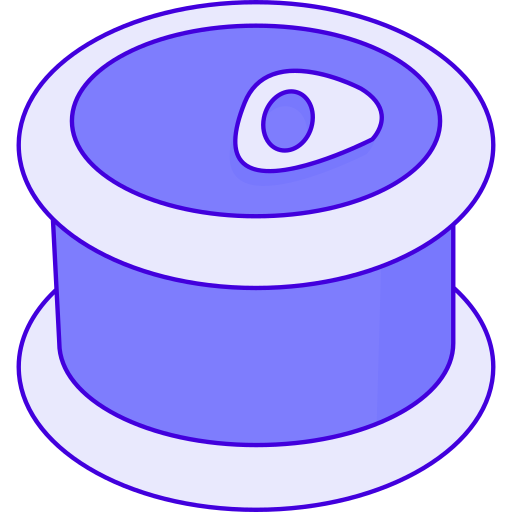 Canned food Generic Thin Outline Color icon