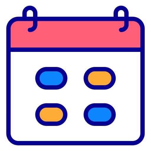 kalender Generic Outline Color icon