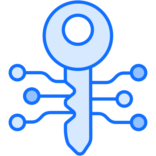 Key Generic Blue icon