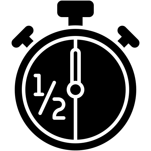 pół godziny Generic Glyph ikona