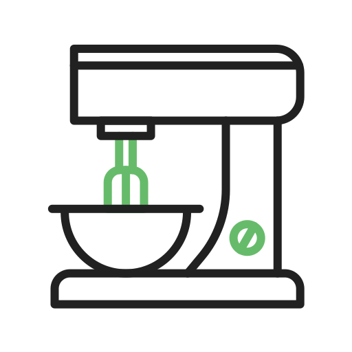 Electric mixer Generic Outline Color icon