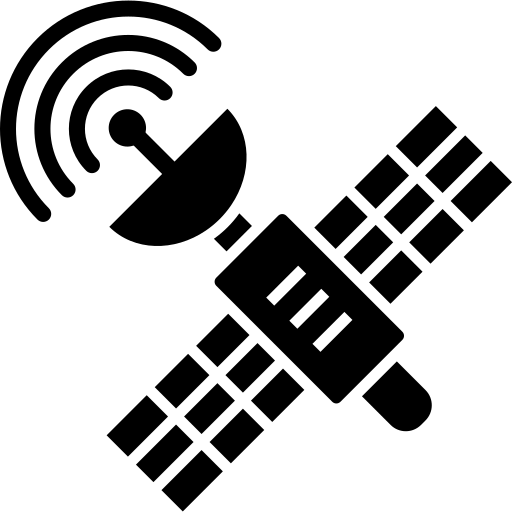 satélites Generic Glyph Ícone