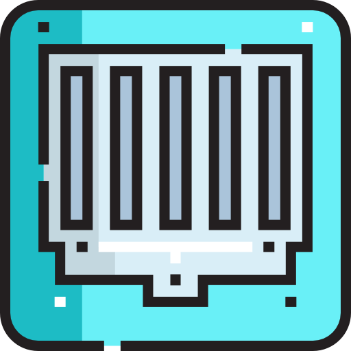 lan Detailed Straight Lineal color icon