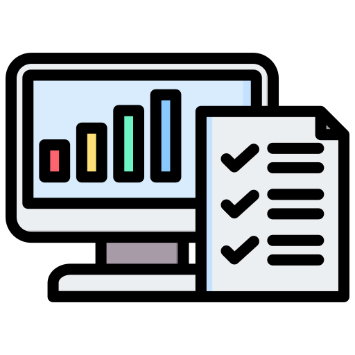 analyse des données Generic Outline Color Icône