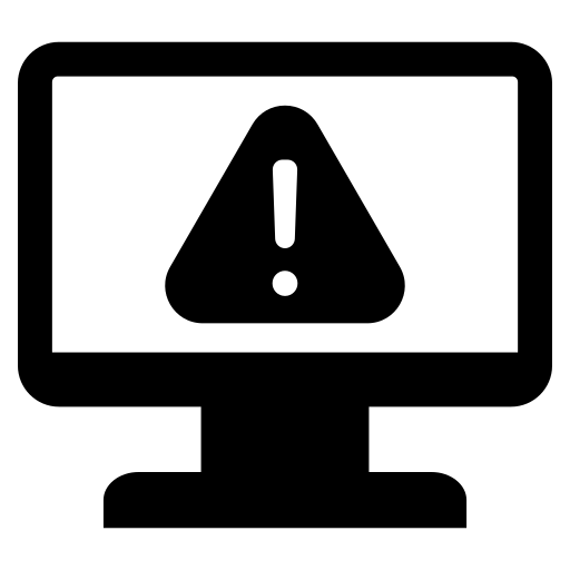 précaution Generic Glyph Icône