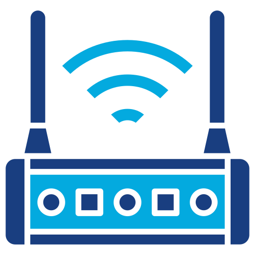 router wifi Generic Blue ikona