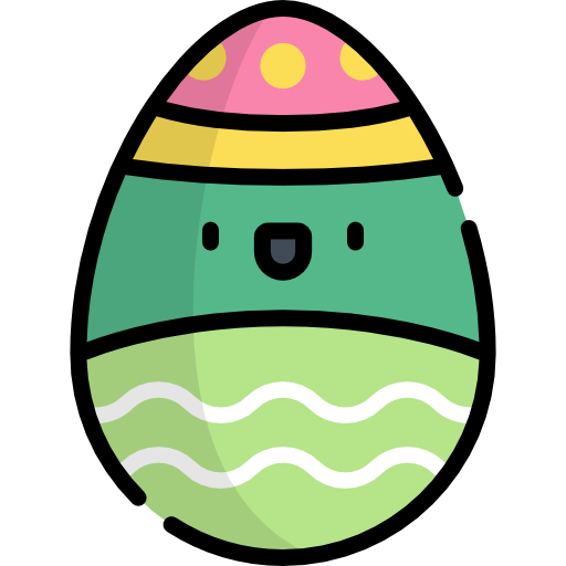 ostern Kawaii Lineal color icon