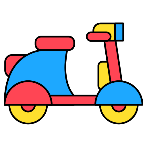 vespa Generic Outline Color icon